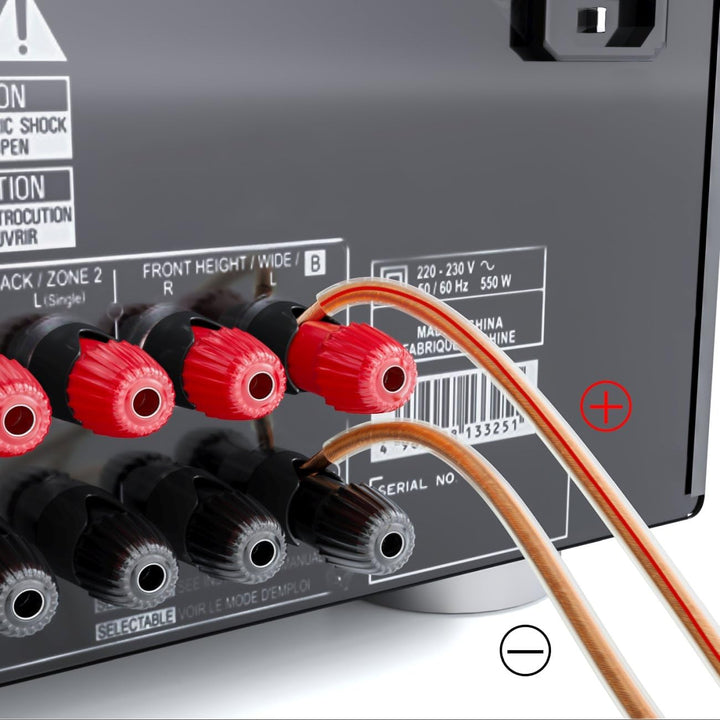 deleyCON 100m Lautsprecherkabel 2x 1,5mm² Boxenkabel CCA Kupferüberzogenes Aluminium 2x48x0,20mm Lit