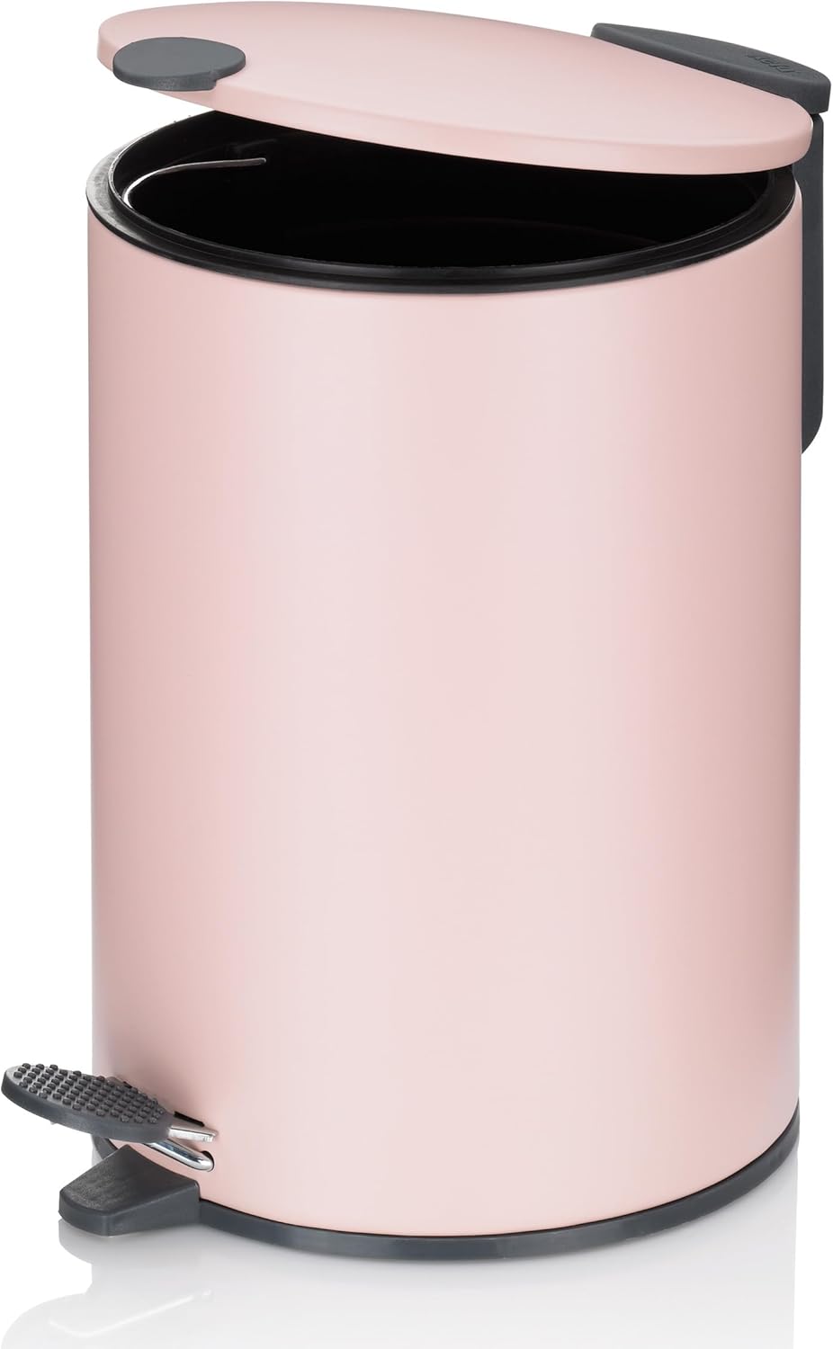 kela Kosmetikeimer 3l rosa matt, Silent-Close-Deckel, Tretmülleimer Badezimmer MATS, Badmülleimer mi