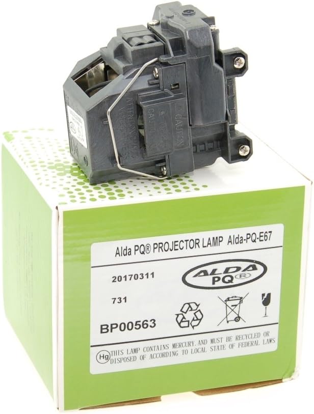 Alda PQ-Premium, Beamerlampe/Ersatzlampe für EPSON EB-W16 Projektoren, Lampe mit Gehäuse