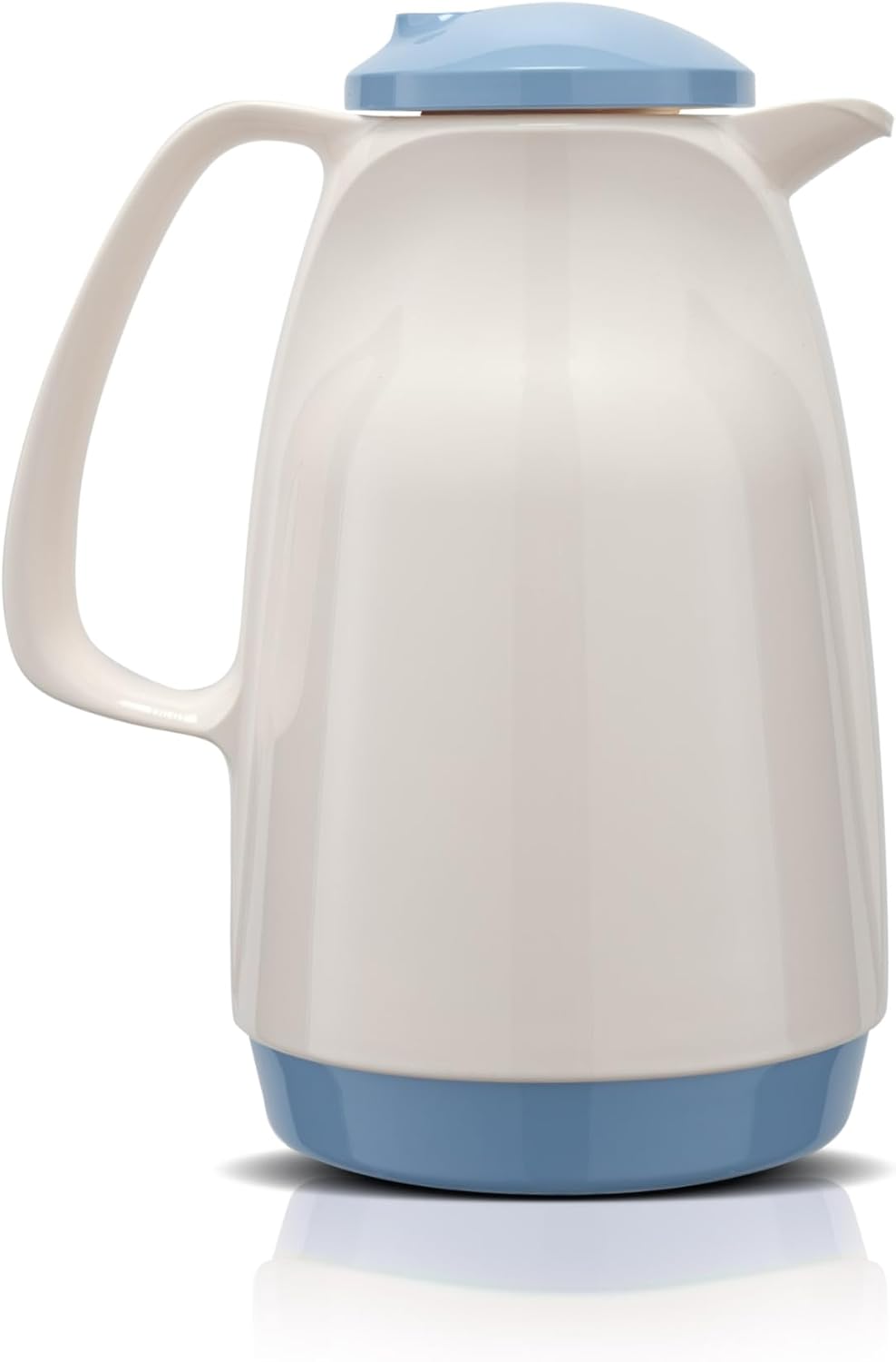 ROTPUNKT Isolierkanne 220 Bella 1,0 l | Zweifunktions-Drehverschluss | BPA Frei- gesundes Trinken |