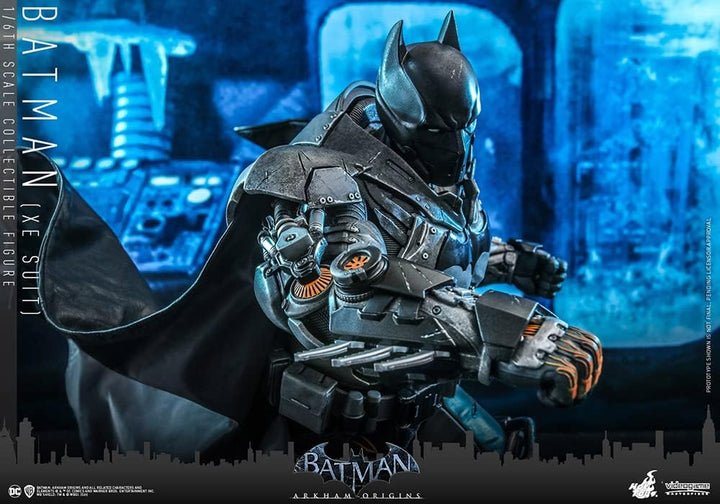 Hot Toys Batman XE Anzug Batman: Arkham Origins, Massstab 1:6, HT908863, Schwarz