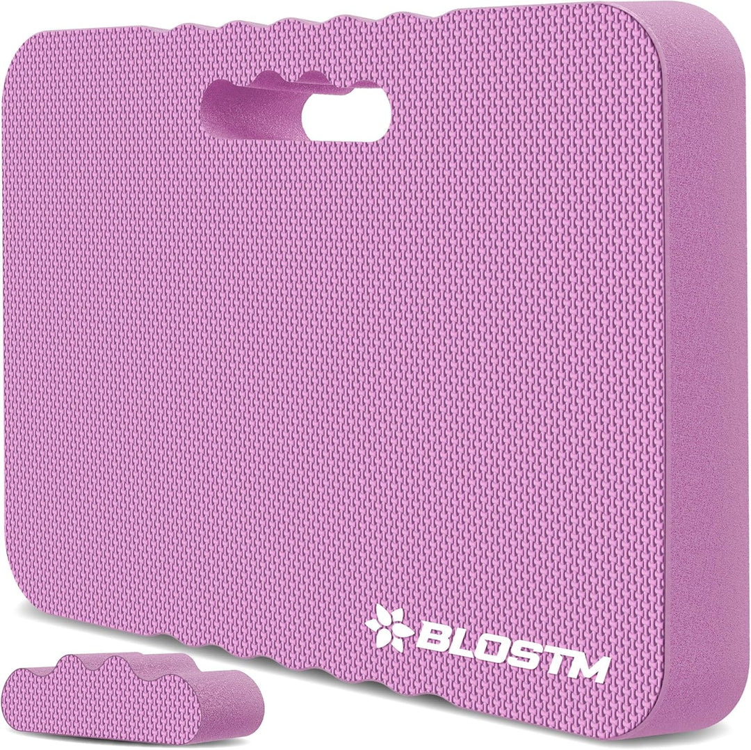 BLOSTM Pink Home & Garden Kniepolster – Kniepolster aus hochdichtem Schaumstoff mit 2 Texturen, Prem