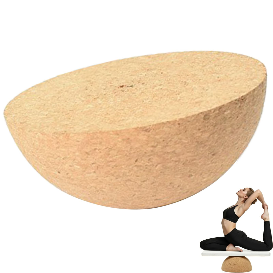 Balance Board Halbkugel Kork Halbkugel, Ø15 cm Höhe 7 cm Rutschfestes Balance Dome Balance Board Kor