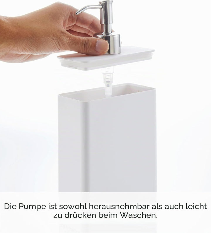 Yamazaki Tower Body Seifenspender, rechteckig, Weiss One Size Weiss, One Size Weiss
