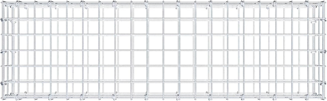 GABIONA Steinkorb-Gabione eckig, Maschenweite 5 x 10 cm, Tiefe 30 cm, Gabione 100 x 20 x 30 cm (L x