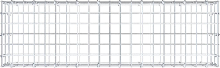 GABIONA Steinkorb-Gabione eckig, Maschenweite 5 x 10 cm, Tiefe 30 cm, Gabione 100 x 20 x 30 cm (L x