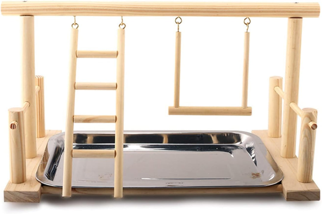 Vogel Spielplatz Papagei Spielplatz Holz Gym Vogelständer Barsch Turnhalle Leiter Laufgitter Spielze