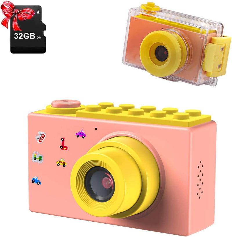 ShinePick Kinder Kamera wasserdichte mit 4X Digitalzoom / 8MP / 1080HD / 2" TFT LCD Bildschirm Digit