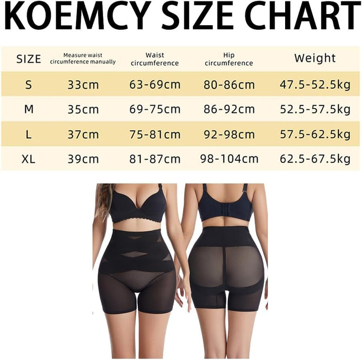 Bauchweg Unterhose Damen Miederhose Shapewear Hose Hohe Taille Figurformende Miederpants Shaping Unt
