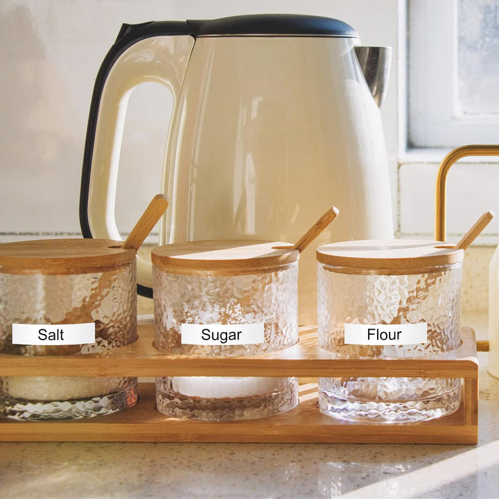 6x MarkField Kompatibel mit Brother P-touch M Bänder 9mm x 8m Schriftband Kompatibel mit M-K221 M-K1