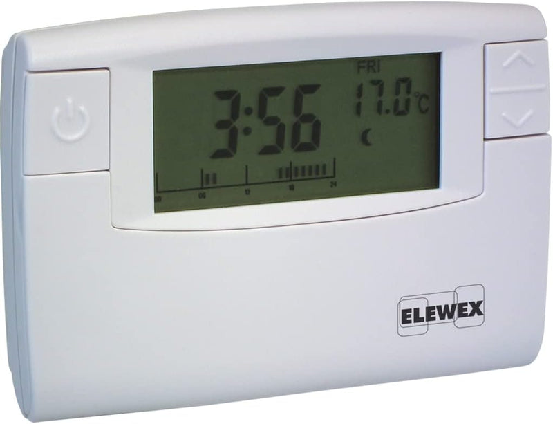 VEMER VE378600 CT200 - Raumthermostat für die Wandmontage, Wöchentliche Programmierung, Stromversorg