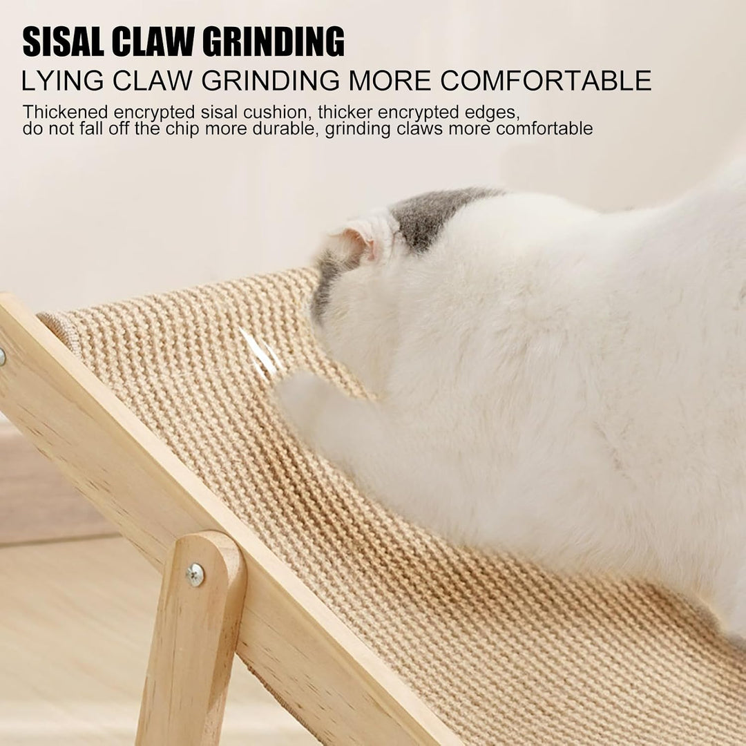 Katzen Sisal Stuhl - Katzenbett | Katzen-Hochbett | Katzen Hängematte | Katzenstuhl Lounge Balkon Si
