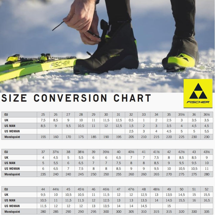 Fischer OTX Adventure BC Nordic Stiefel, Schwarz (S35121) Schwarz 39, Schwarz 39