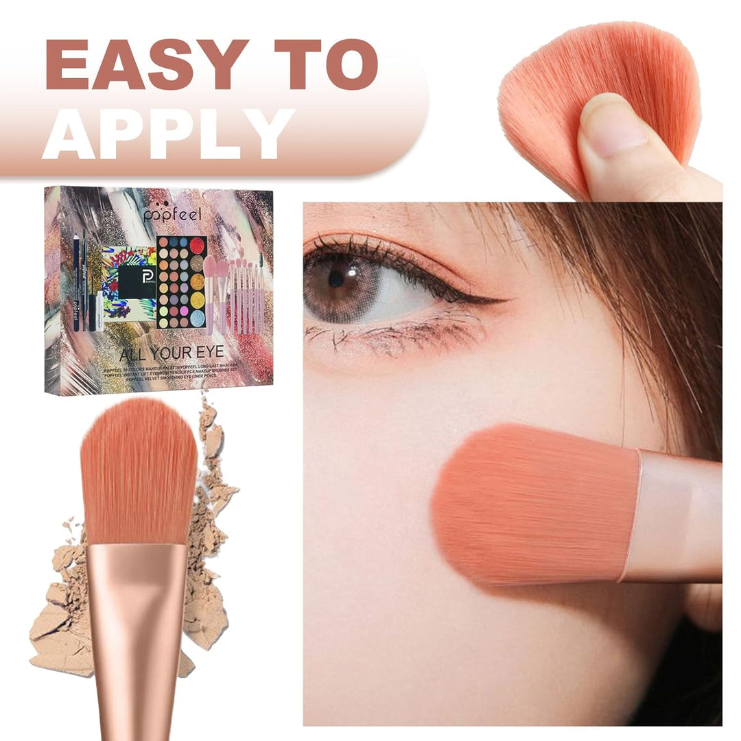 RoseFlower Profi Make Up Set Schminkkoffer Mädchen Teenager Schminkset Kosmetische Makeup Paletten L