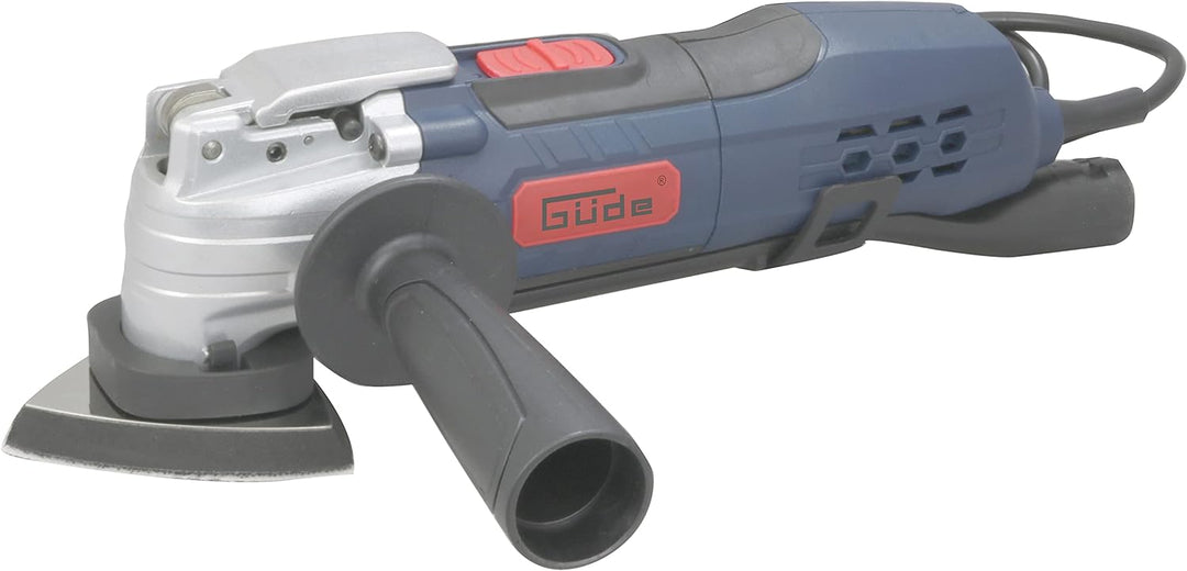 Güde 58148 MW 300 E Multiwerkzeug (230V, feststellbar Zusatzhandgriff, Sägen, Trennen, Schleifen, Sc