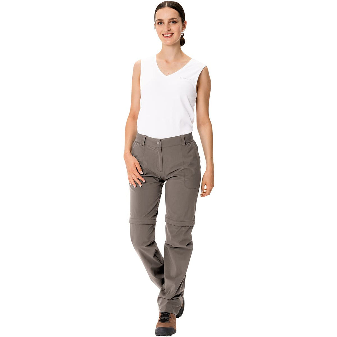 VAUDE Wanderhose Damen Farley Stretch Zip-Off Hose II, wasserabweisende Zip-Off Trekkinghose, bequem