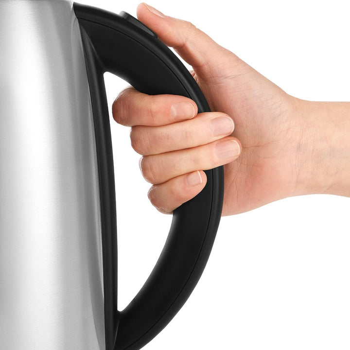 Wasserkocher - MELITTA - Prime Aqua, Edelstahl, 1,7 L, 2200 W, herausnehmbarer Kalkfilter, LED Beleu