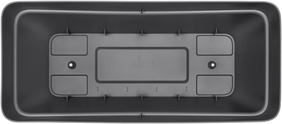 Elho Vibia Campana Trough 80 - Übertopf für Aussen Anthrazit 80 cm 80 cm Anthrazit, 80 cm Anthrazit