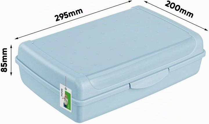 Lunchbox SET Brotdose Erwachsene Kinder - Satz mit 4 Behältern - BPA Frei Vesperbox Frühstücksbox Br