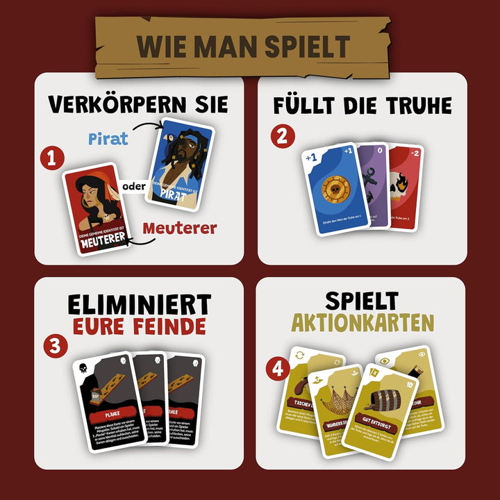 SAVANA Verräter an Bord - Bluffen, Strategie, Spass, &amp; Verrat | Kartenspiel für Jugendliche &amp; Erwach