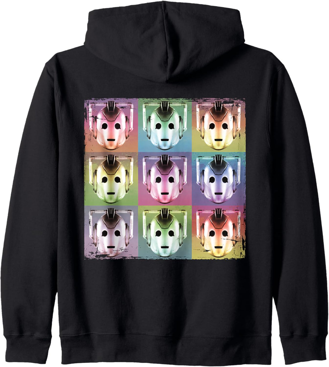 Doctor Who Pop-Art-Cyberman Kapuzenjacke