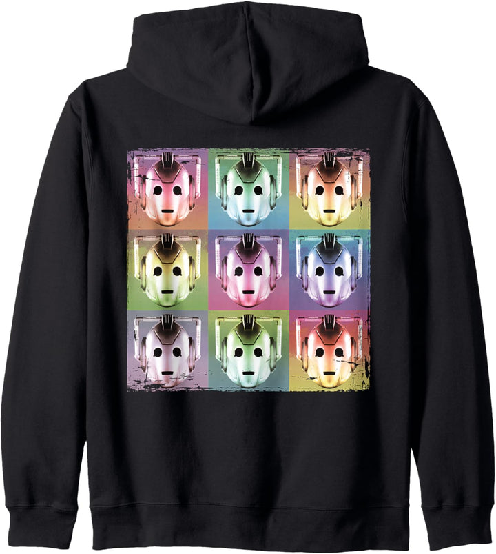 Doctor Who Pop-Art-Cyberman Kapuzenjacke