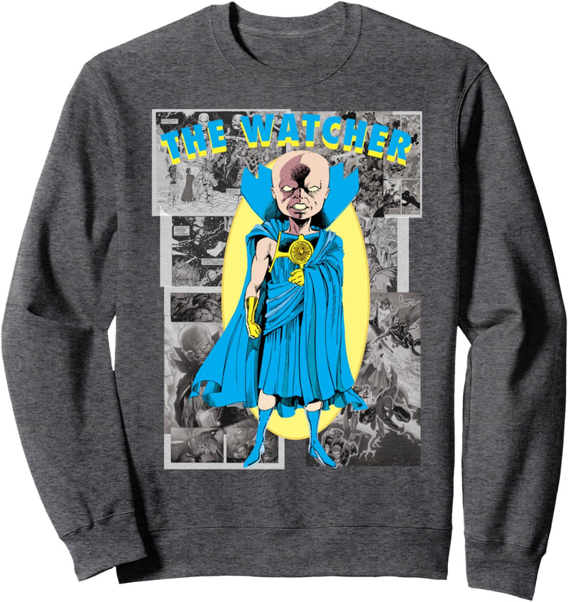 Marvel The Watcher Comic Background Portrait Sweatshirt