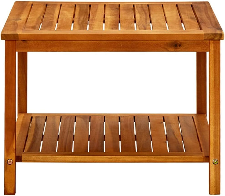vidaXL Akazienholz Massiv Couchtisch Gartentisch Beistelltisch Holztisch Kaffeetisch Teetisch Terras
