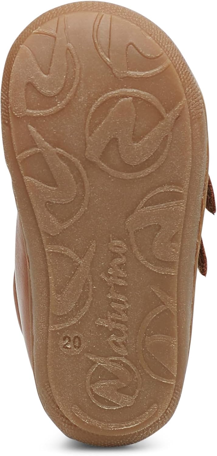 Naturino Cocoon VL-Lauflernschuhe aus Leder 17 EU Braun, 17 EU Braun