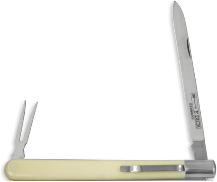 Wurstprobiermesser mit Gabel 11 cm - Dick
