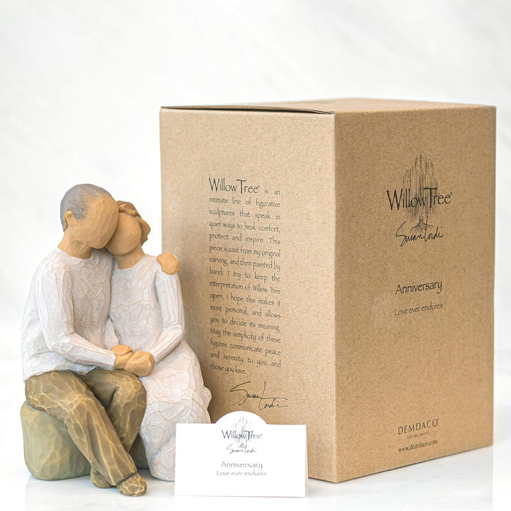 Enesco Willow Tree 26184 Figur Jahrestag, 7,6 x 3,8 x 15,2 cm, Natur Geburtstag / Jahrestag, Geburts