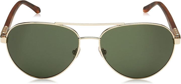 Fossil Unisex Sunglasses 58 3yg/Qt Light Gold, 58 3yg/Qt Light Gold