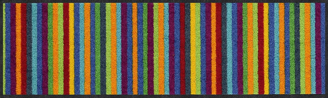 Salonloewe Lund bunt Fussmatte waschbar 030 x 100 cm Fussabtreter Minimatte schmal Schmutzfangmatte
