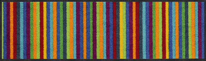 Salonloewe Lund bunt Fussmatte waschbar 030 x 100 cm Fussabtreter Minimatte schmal Schmutzfangmatte