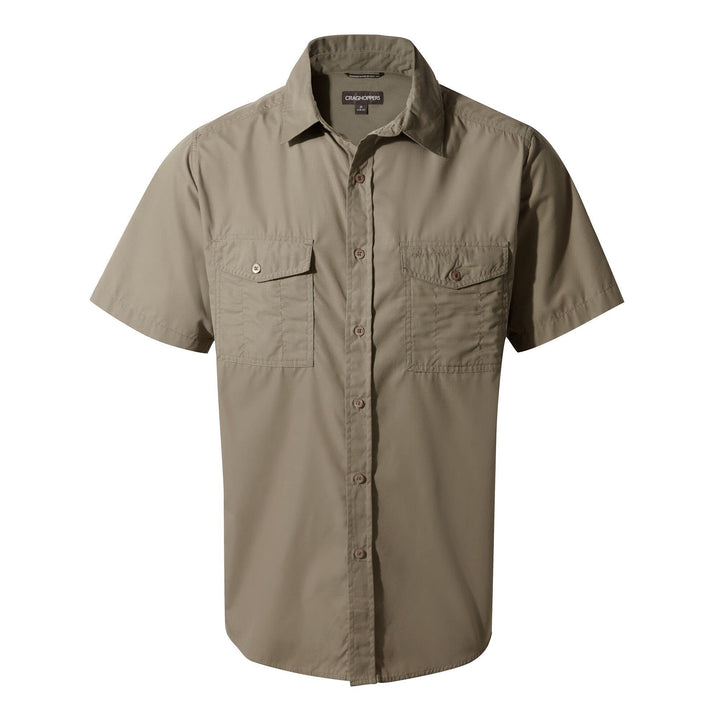 Craghoppers Herren Kiwi Kurzarm-Shirt Wanderhemd (1er Pack) 3XL Pebble, 3XL Pebble