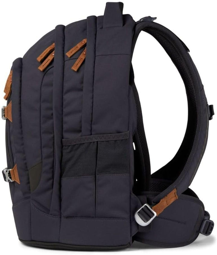 Satch Pack Schulrucksack Set 2tlg. mit Schlamperbox Nordic Grey Skandi Edition, Nordic Grey Skandi E