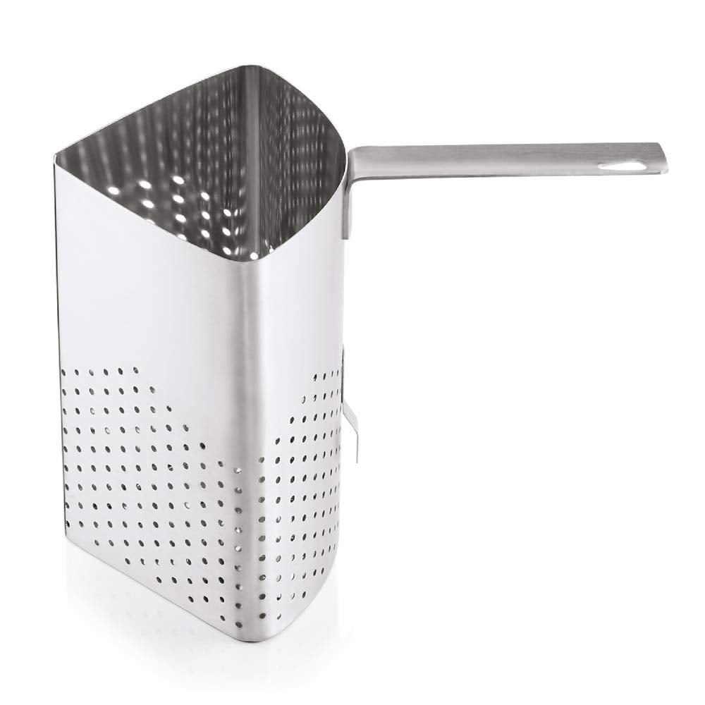 WAS 2143 360 Chromnickelstahl Viertelkocheinsatz für Pasta, 23cm Hohe For Ø 36 cm, For Ø 36 cm