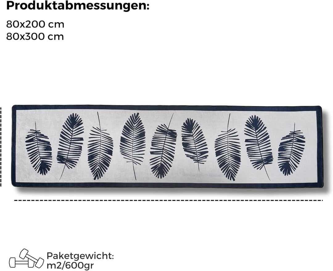 miqna Wohnzimmer Teppich Kurzflor Moderne geometrische rutschfeste Boden Flur Teppich Gel Läufer sch