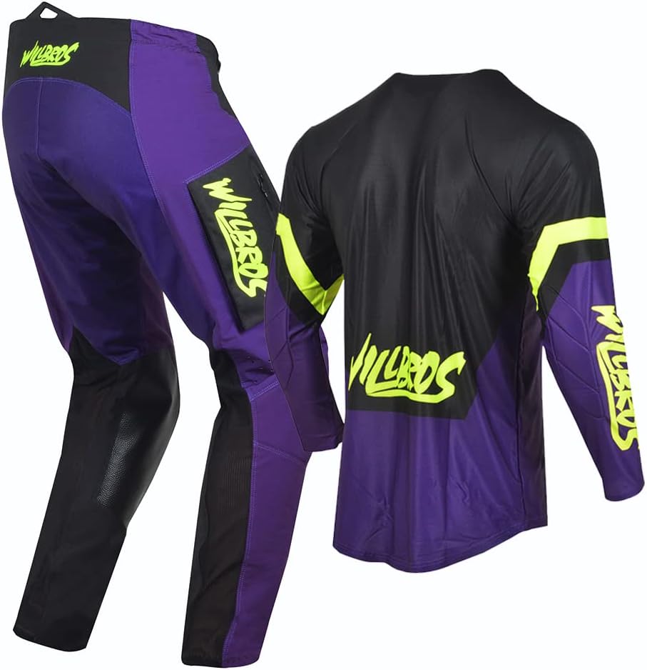 Willbros Motocross Jersey Hose Combo Männer Frauen Dreckiges Fahrrad MX Ausrüstungsset Offroad mit R