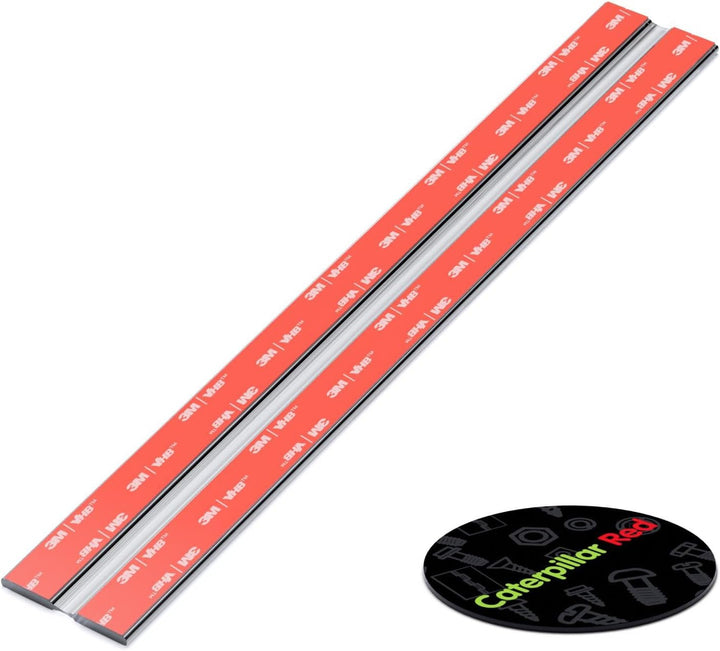 4x 300 mm Flex-Scharniere mit niedrigem Profil - Kein Klebstoff erforderlich. Selbstklebendes Scharn