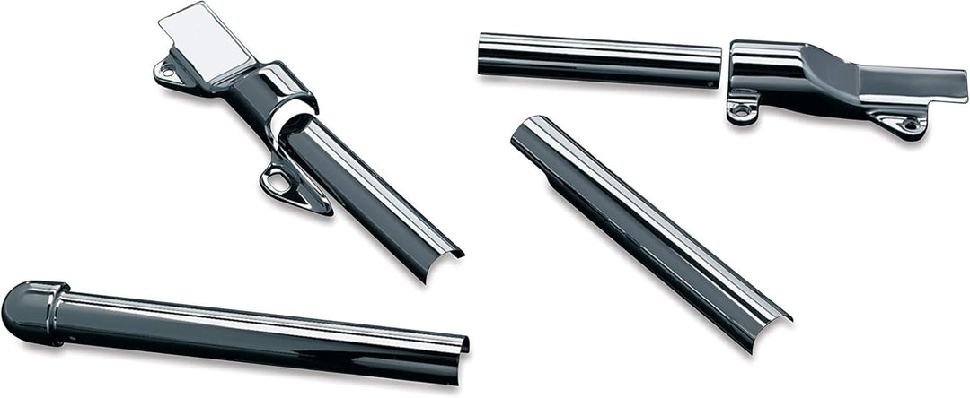 Kuryakyn 8108 Motorrad-Accent Zubehör: Schwingenrohrabdeckungen für Harley-Davidson Softail 2000-07