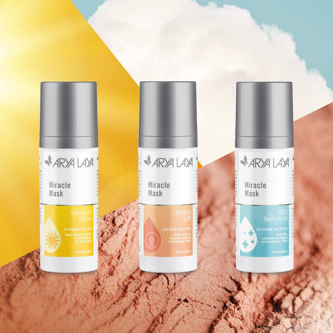 ARYA LAYA Miracle Mask Detox Lift, 50 ml: Gesichtsmaske zur Tiefenreinigung, klärendes Detoxing mit