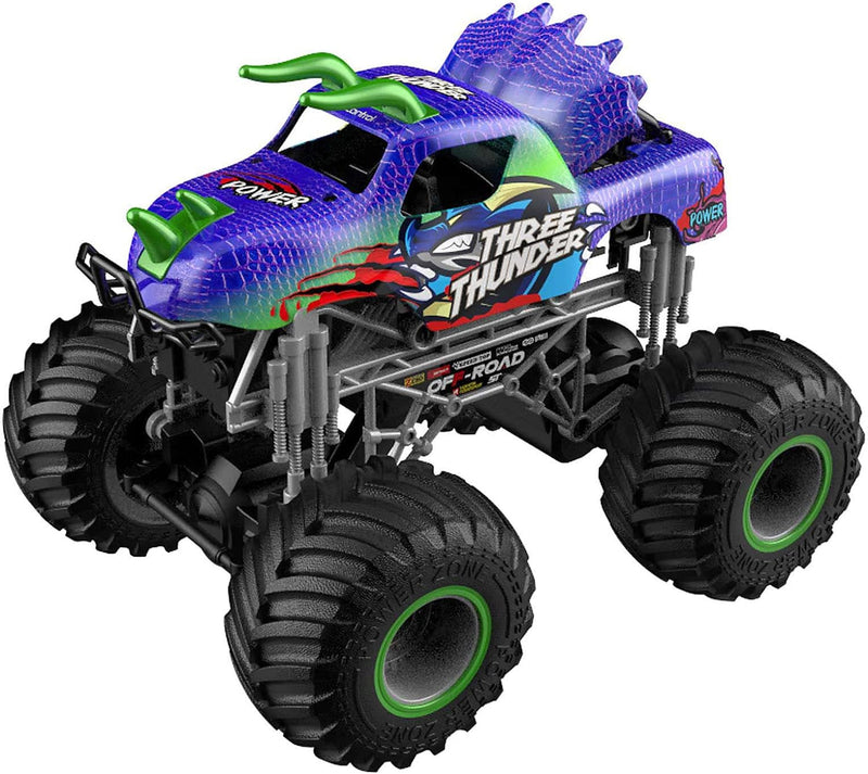 Revell Control Dino Truck I Ferngesteuerter MonsterTruck im Dino-Design I Mit LED-Beleuchtung und in