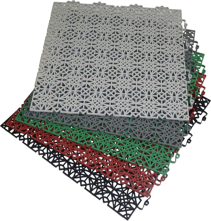 andiamo Terra Sol Terassenfliesen Klicksystem - Kunststoffplatten Aussenbereich für Balkon - Terasse