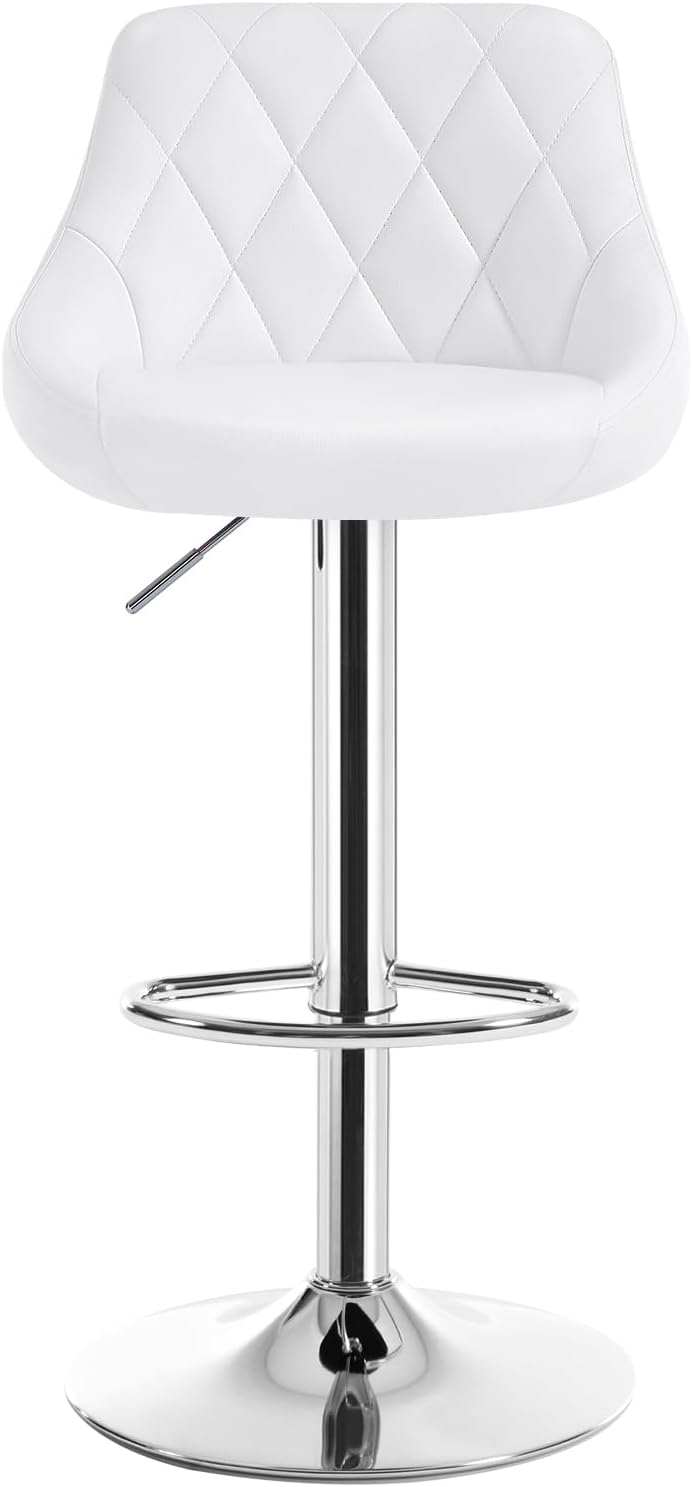 WOLTU 4er Set Barhocker Bistrohocker Tresenhocker Barstuhl Höhenverstellbar, Drehbar, Sitzfläche aus