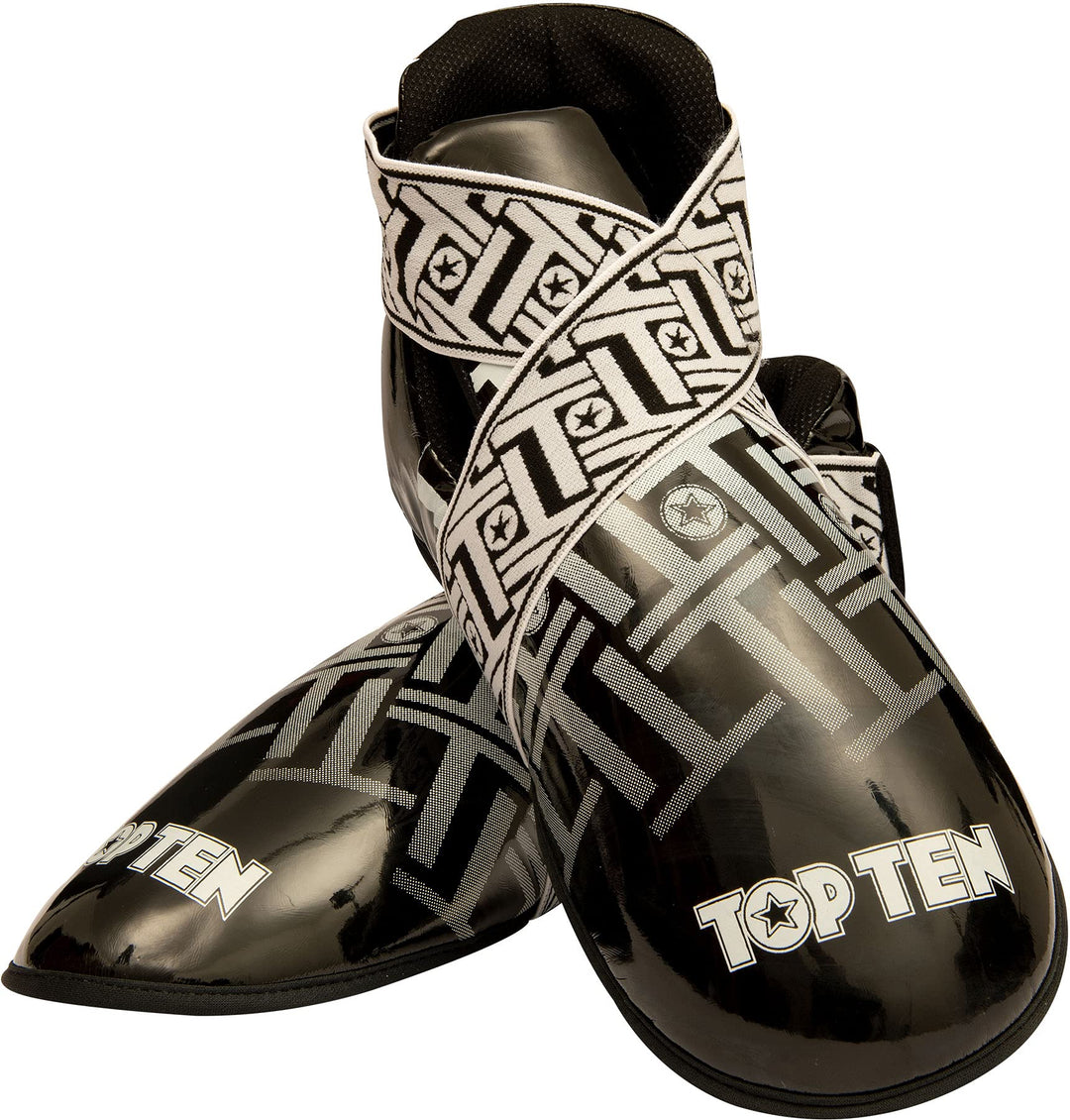 TOP TEN Fussschutz „Superlight Prism“ Schwarz M-L, Schwarz M-L