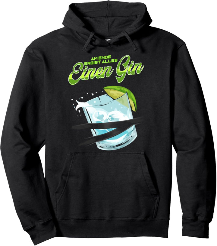 Gin Trinker Design Lustig für Party Gin und Tonic Wacholder Pullover Hoodie