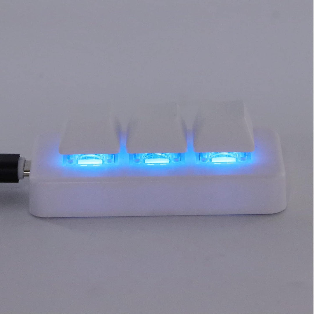 Annadue 3-Tasten-Tastatur, OSU-Tastatur, RGB-Hintergrundbeleuchtung, USB-Schnittstelle, Mechanische,