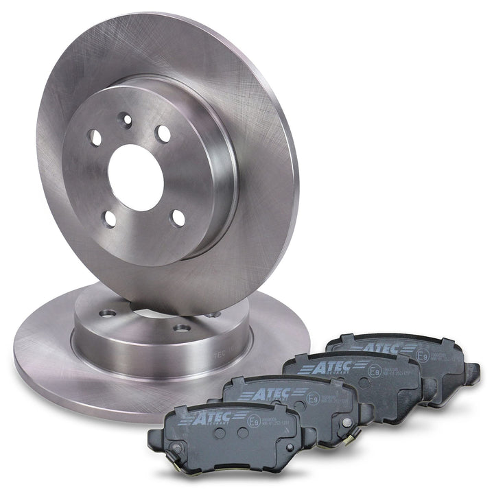 Bremsenset Hinterachse inkl. Bremsscheiben Ø 264 mm Voll + Bremsbeläge Hinten, Passend für OPEL ASTR