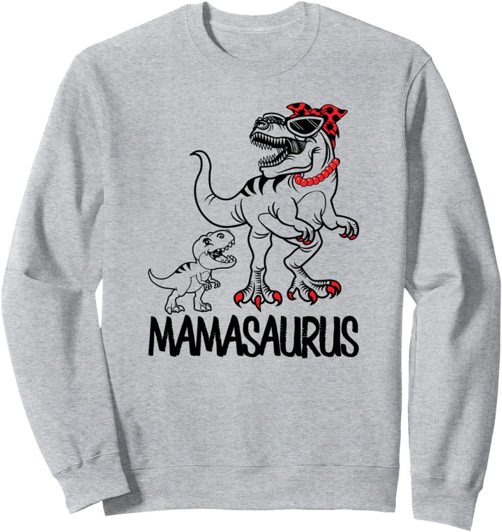 Mamasaurus Rex Kostüm Mama und Babysaurus Dinosaurier Sweatshirt